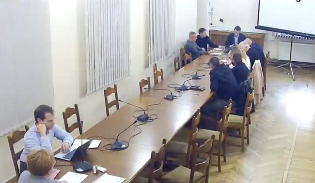 СКРИНШОТ: відео постійної комісії