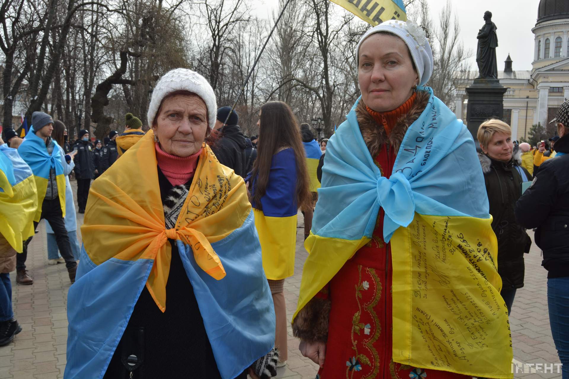 Світлини ІзбірКому з Маршу Єдності та мітингу в центрі Одеси