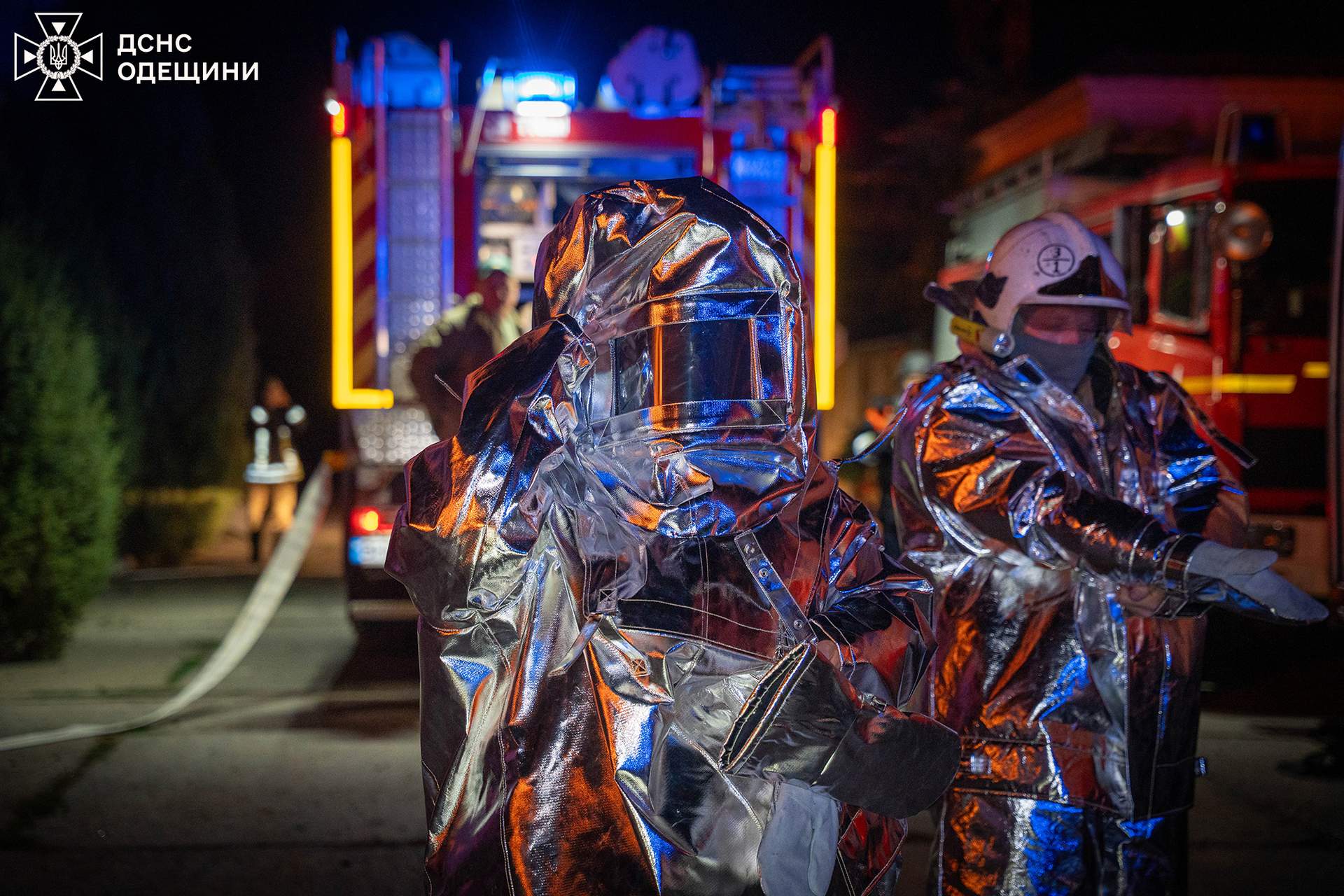 На Одещині пожежу після російської атаки гасили за допомогою потяга