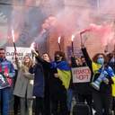 Активісти привітали Сергія Стерненка з Днем народження під стінами Одеського СІЗО