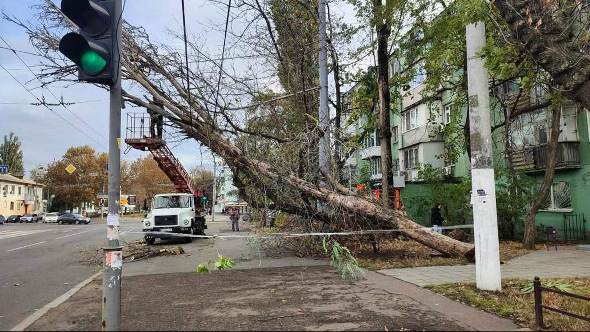 Негода позбавила електроенергії 12 населених пунктів на Одещині