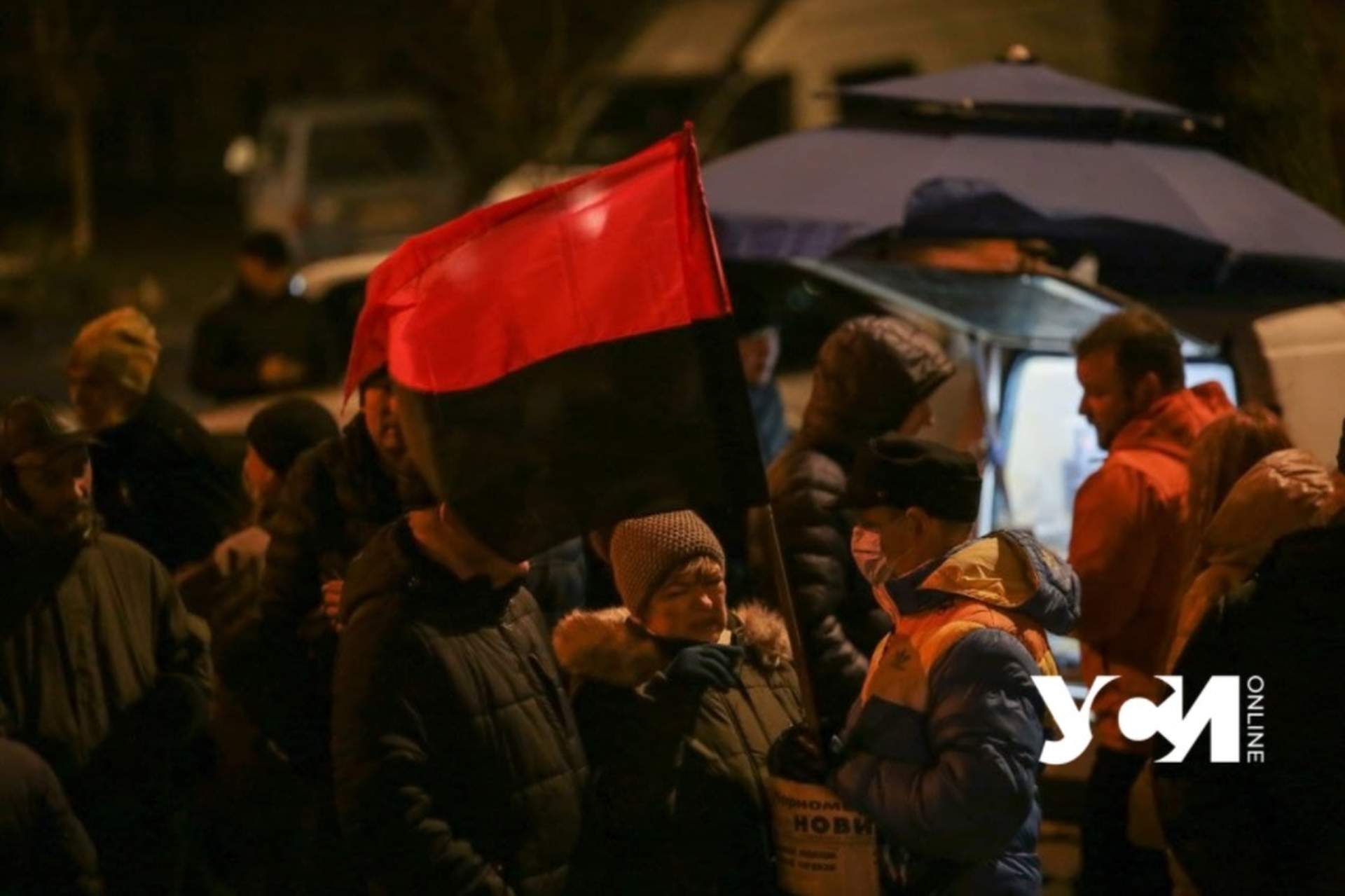 В Одесі зі смолоскипами відзначили день народження Бандери