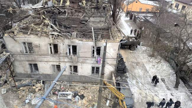 Наслідки атаки в Одесі. ФОТО: Одеська МВА