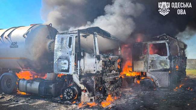 Наслідки атаки на Одещині. ФОТО: Одеська ОВА