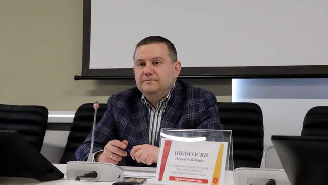 Levon Nikoghosyan. SCREEN SHOT: Odesa City Council/youtube