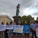 "Жыве Беларусь": в Одесі підтримали акції білорусів за чесні вибори