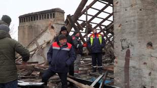 Mykolaiv city services eliminate consequences of night shelling
