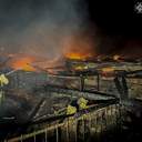 На Одещині від російського удару згорів фермерський склад