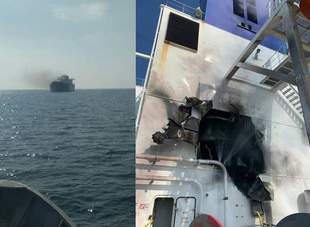 Розстріляний росіянами молдовський бункеровщик некерований плаває неподалік Одеси