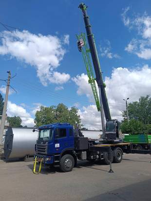 Миколаївські теплоенергетики отримали автокран від уряду США