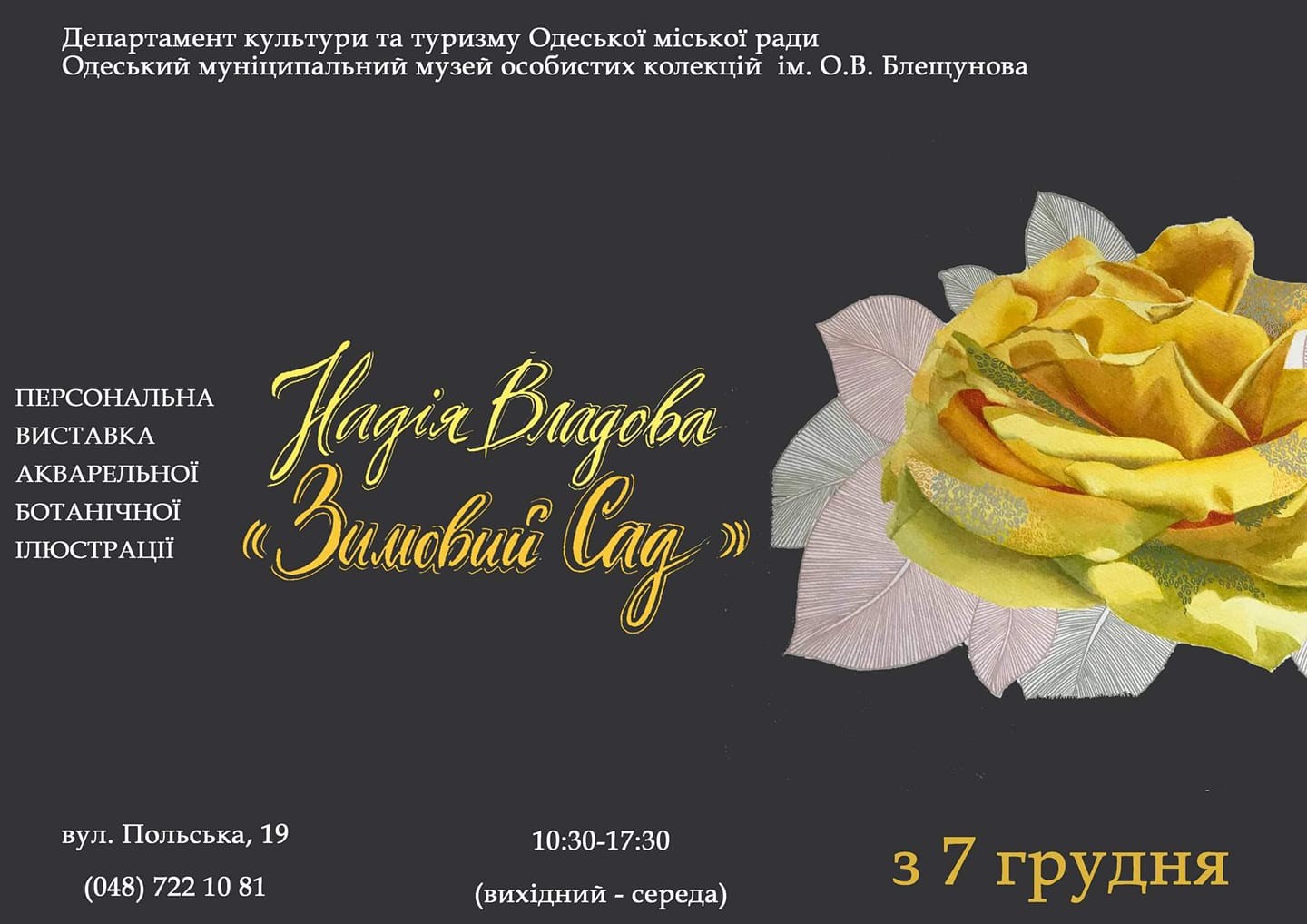 Відкриття виставки Надії Владової в Домі Блещунова